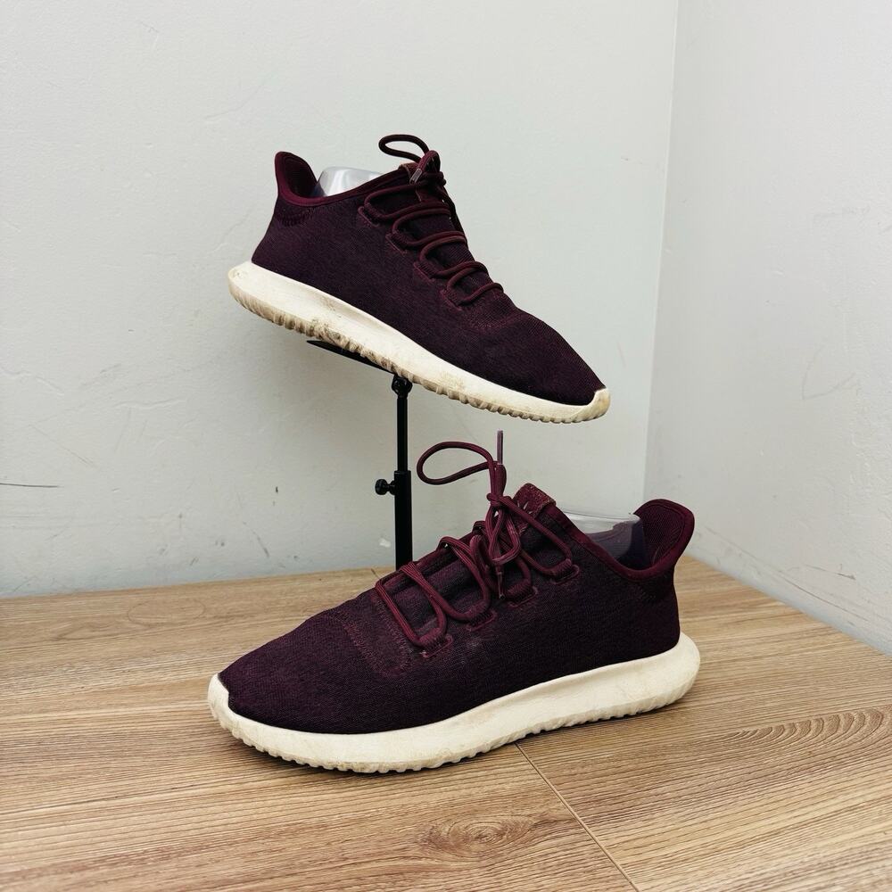 Adidas Tubular Shadow Maroon Sneaker Women’s Size 10